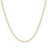 Premium Stainless Steel Gold Plated 60cm Long Ball Necklace Chain  (Made in Japan)