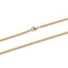 Premium Gold Plated Stainless Steel Round Box Design Long Necklace Chain  (Made in Japan)