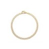 18K Gold Plated Charm Plain 21cm Simply Bracelet (Made In Japan)