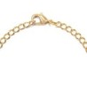 18K Gold Plated Charm Plain 21cm Simply Bracelet (Made In Japan)