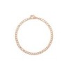 18K Rose Gold Plated Charm Plain Simply 21cm Bracelet (Made In Japan)