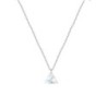 Premium Stainless Steel Crystal AB XILION Triangle Necklace Embellished with Premium Grade Austrian Crystal