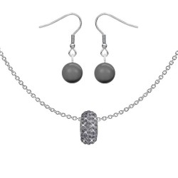 BeCharmed Pave Silver Night...