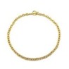 Premium Stainless Steel Gold Plated Oval Link Chain Choker  (Made in Japan)