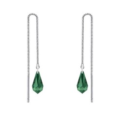 White Gold Plated Emerald...