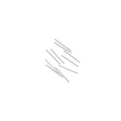 5 Pairs of White Nylon Coated Stainless Steel Allergic Free Ear Sticks  (Made in Japan)