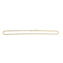 Premium Stainless Steel 316 Designer Gold Plated Round Weave 45cm NecklaceChain  (Made in Japan)