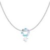 Crystal AB Female Symbol Steel Choker Embellished with Premium Grade Austrian Crystal