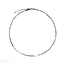 Premium Stainless Steel 316 Designer Flat Blade Necklace Chain With Extension (Made in Japan)