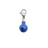 Premium Japan Lucky Ding Dong Purplish Blue Bell Stainless Steel Charm