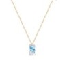 Rose Gold Plated Premium Steel Crystal AB Urban Pendant Necklace Embellished with Premium Grade Austrian Crystal