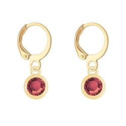 18K Gold Plated Ruby...