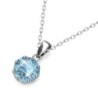 March Birth Month Exclusive Pendant Necklaces Bundle Jewellery Set Embellished with Premium Grade Austrian Crystals