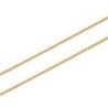 Slim 925 18K Gold Plated Box Style Chain Necklace