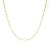 Slim 925 18K Gold Plated Box Style Chain Necklace