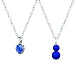 September Birth Month Exclusive Pendant Necklaces Bundle Jewellery Set Embellished with Premium Grade Austrian Crystals