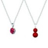 July Birth Month Exclusive Pendant Necklaces Bundle Jewellery Set Embellished with Premium Grade Austrian Crystals