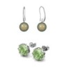 August Birth Month Exclusive Earrings Bundle Jewellery Set Embellished with Premium Grade Austrian Crystals