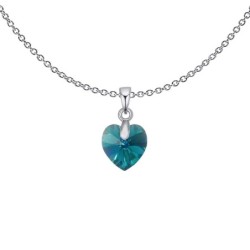 XILION Blue Zircon Heart...