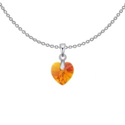 XILION Topaz Heart Dainty...