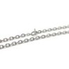 Premium Stainless Steel Oval Link Chain Choker  (Made in Japan)