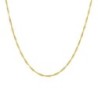 Slim 925 18K Gold Plated Wave Style 40cm Necklace Chain