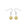 November Birth Month Premium Steel Crystal Pearl Earrings Embellished with Premium Grade Austrian Crystal Pearls