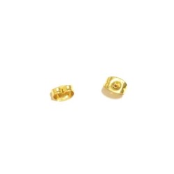 High Quality Gold Stainless Steel Earring Backs (Made in Japan)