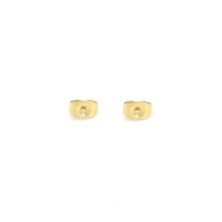 High Quality Gold Stainless Steel Earring Backs (Made in Japan)