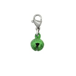 Premium Japan Lucky Ding Dong Green Bell Stainless Steel Charm