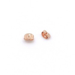 High Quality Rose Gold Stainless Steel Earring Backs (Made in Japan)