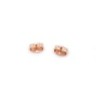 High Quality Rose Gold Stainless Steel Earring Backs (Made in Japan)