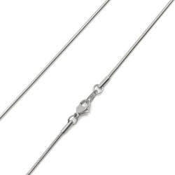 Premium Stainless Steel 316 Designer Round Snake Necklace Chain  (Made in Japan)