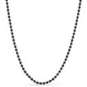 Premium Stainless Steel Black Oxide Plated 60cm Long Ball Necklace Chain  (Made in Japan)