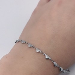 Designer Multi Heart Premium Stainless Steel Bracelet