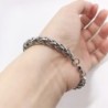 Classy Premium Stainless Steel Men`s 8mm Width Bracelet