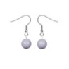 June Birth Month Premium Steel Crystal Pearl Earrings Embellished with Premium Grade Austrian Crystal Pearls