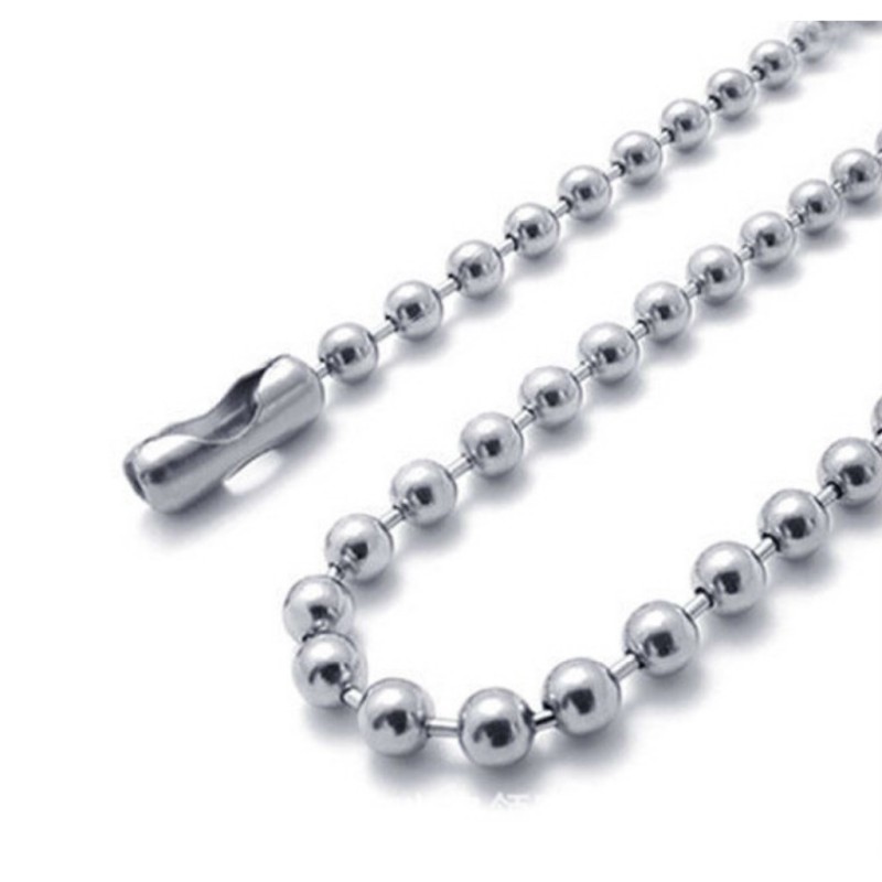 Premium Stainless Steel 92cm Long Ball Necklace Chain (Made in Japan)