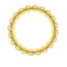 10mm Metallic Sunshine Crystal Men`s Elastic Bracelet Embellished with Austrian Crystals