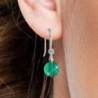 Limited Edition Premium Graceful Emerald Crystal Earring Embellished with Austrian Crystals