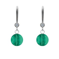 Limited Edition Premium Graceful Emerald Crystal Earring Embellished with Austrian Crystals