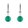 Limited Edition Premium Graceful Emerald Crystal Earring Embellished with Austrian Crystals