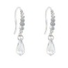 Limited Edition Premium Luxurious Clear Crystal Teardrop Earrings Embellished with Austrian Crystals