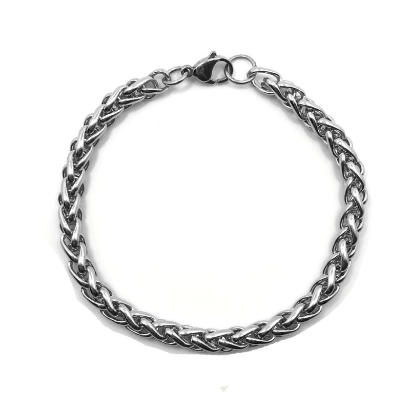 Classy Premium Stainless Steel Men`s 6mm Width Bracelet