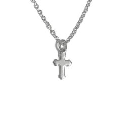 Premium Stainless Purely Steel Cross Cable Chain Design Necklace Chain With Extension  (Made in Japan)