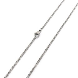 Premium Stainless Steel O shaped design necklace chain  (Made in Japan)