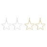 Premium Stainless Steel Hypoallergenic Hugh Star Stud Earrings