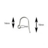 Premium Stainless Steel 316 Earring Hook (Made In Japan)