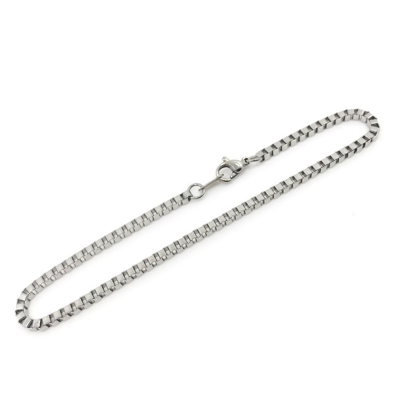 Classy Premium 316 Stainless Steel Box Style 18cm Bracelet