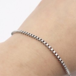 Classy Premium 316 Stainless Steel Box Style 18cm Bracelet